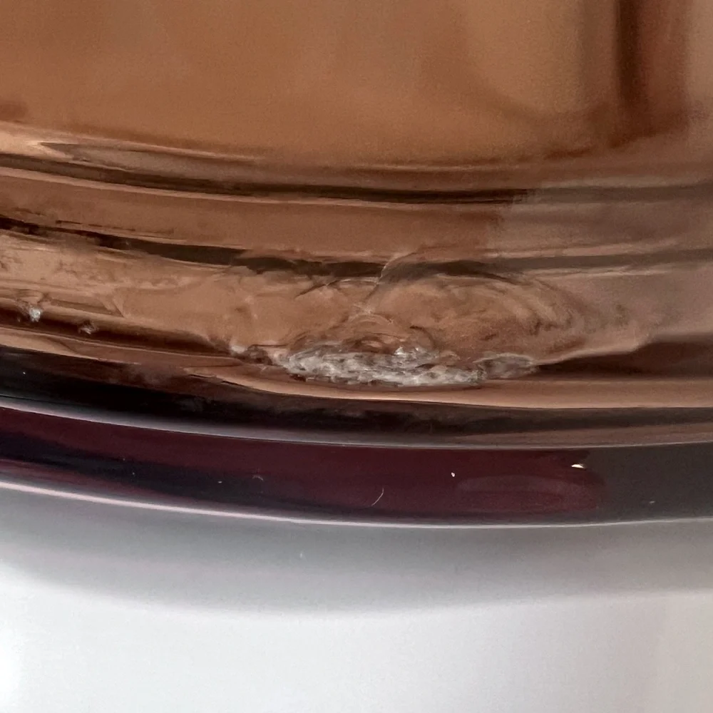 Vintage 1980’s Amber Brown Vision Corningware .5 Liter Covered Sauce Pot.